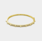 Spiked Bangle - Gold