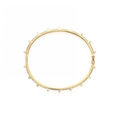 Spiked Bangle - Gold