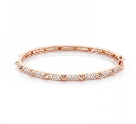 Spiked Bangle - Pink
