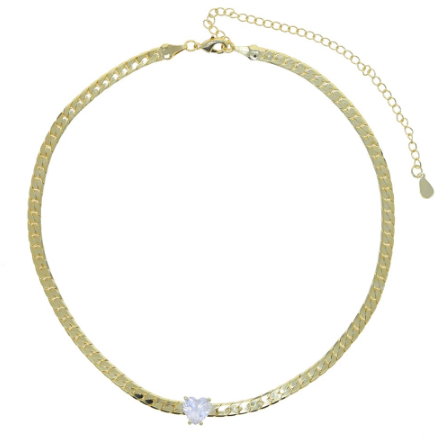 Golden Heart Necklace