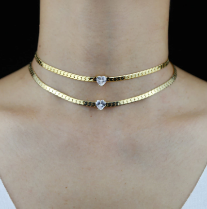 Golden Heart Necklace
