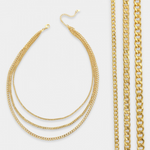 Gold Filled Triple Chain