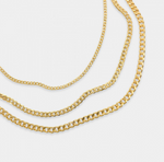 Gold Filled Triple Chain