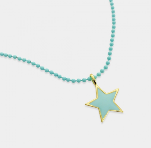 Enamel Star Necklace