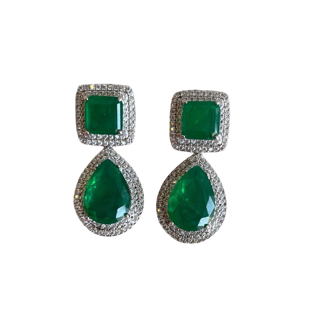 Emerald Drop Earrings